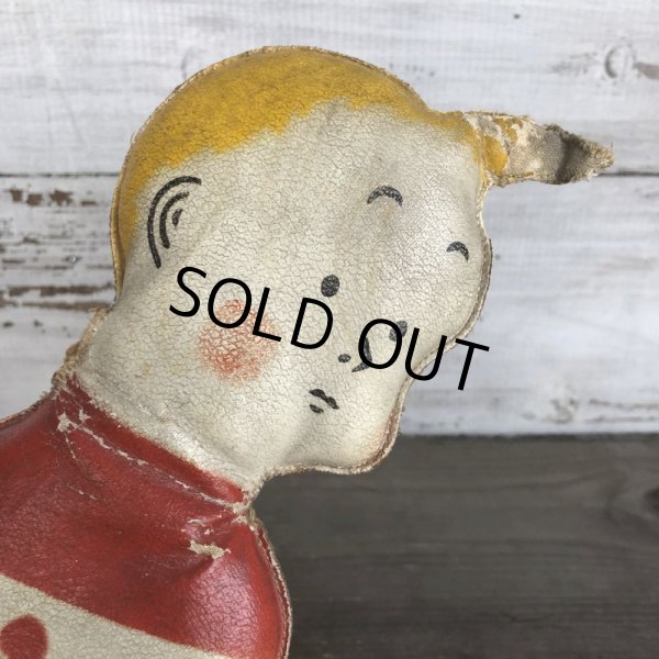 画像5: 20s Antique Gasoline Alley Comic Strip Character Oil Cloth Doll (T478) (5)