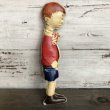 画像1: 20s Antique Gasoline Alley Comic Strip Character Oil Cloth Doll (T480) (1)