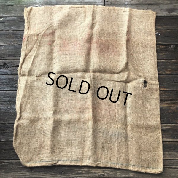 画像6: Vintage Planters Mr. Peanut Burlap Bag (T493) (6)