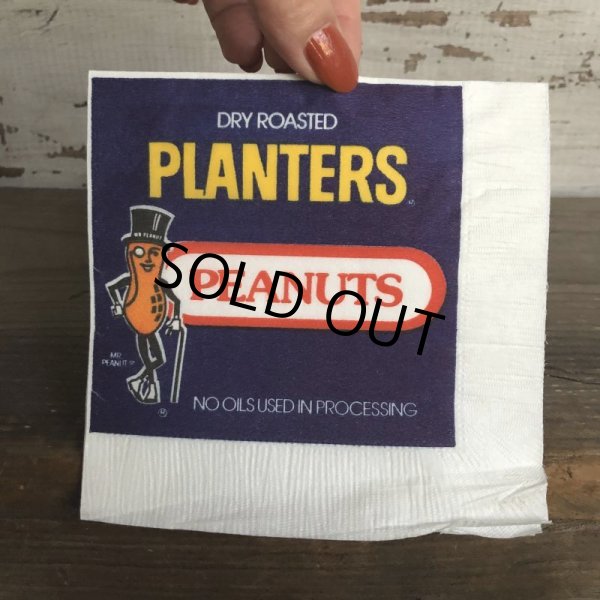 画像4: Vintage Planters Mr Peanut 54 Party Napkins (T490) (4)