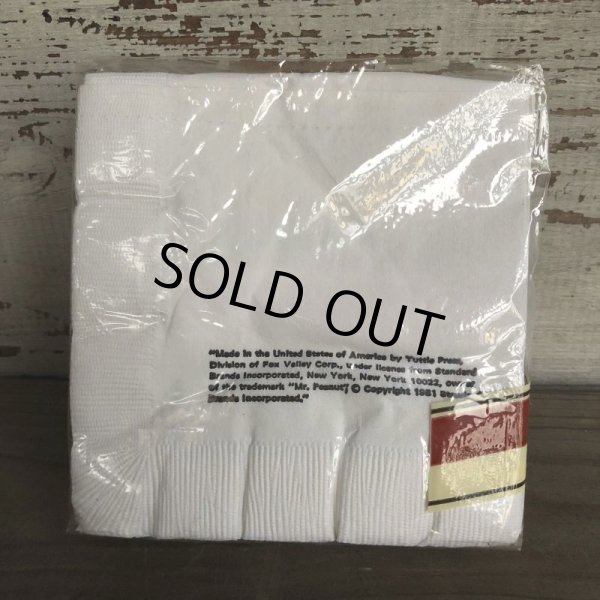 画像3: Vintage Planters Mr Peanut 54 Party Napkins (T490) (3)