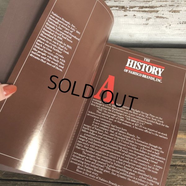 画像8: 80s Vintage Nabisco Brands Inc History Book 1792-1977 (T505) (8)