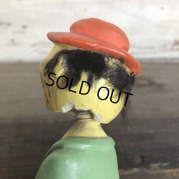 画像9: Vintage Hobo Ceramic Bobblehead Noder As is (T513) (9)
