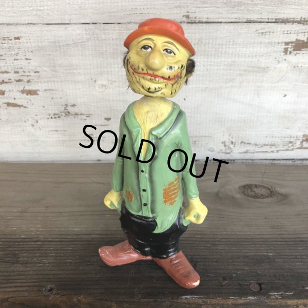 画像1: Vintage Hobo Ceramic Bobblehead Noder As is (T513) (1)