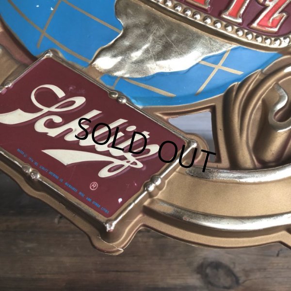 画像4: 70s Vintage Schlitz Beer Globe Sign (T542) (4)