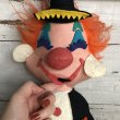 画像11: Vintage Ideal Hobo Clown Plush Doll 60cm (T543) (11)