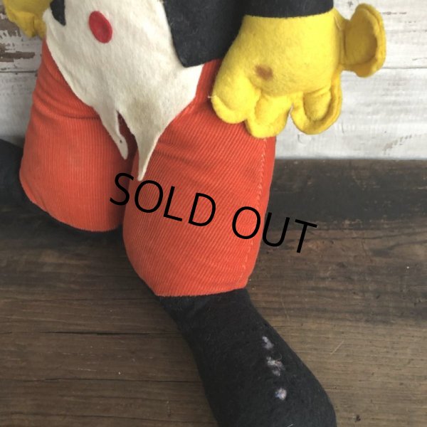 画像6: Vintage Ideal Hobo Clown Plush Doll 60cm (T543) (6)