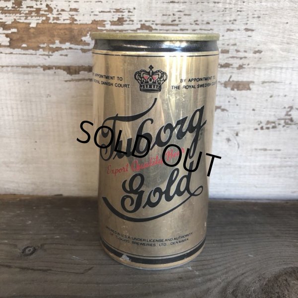 画像2: Vintage Beer Can Tuborg Gold (T572) (2)