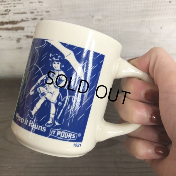 画像1: Vintge Morton Salt 20s Umbrella Girl Mug (MA808)  (1)