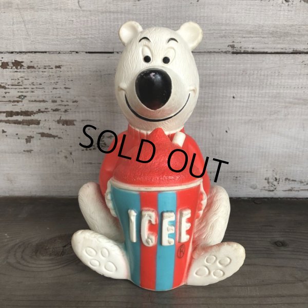 画像1: 70s Vintage ICEE BEAR Bank (T518)  (1)