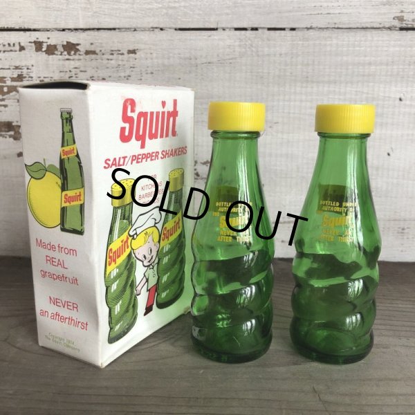 画像2: 70s Vintage Squirt Soda Salt & Pepper Shakers (T524)  (2)
