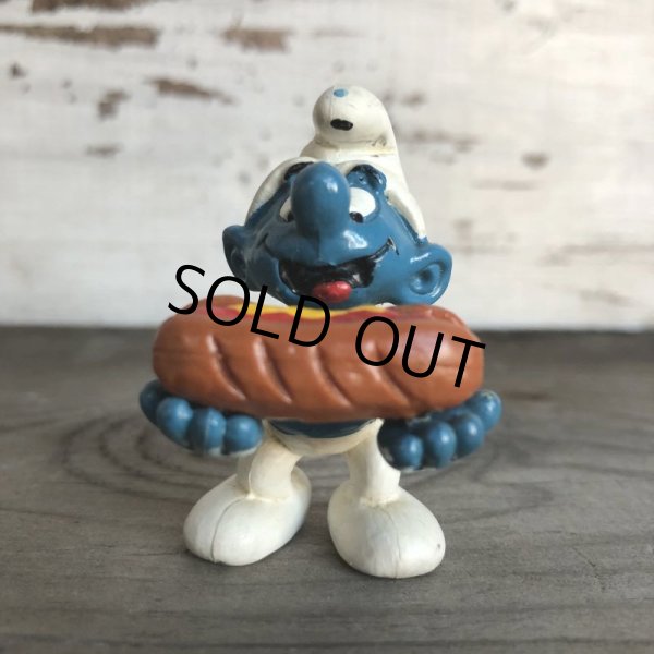 画像5: Vintage Hot Dog Smurf PVC (T527) (5)