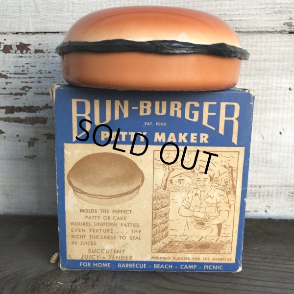 画像4: 70s Vintage BUN-BURGER PATTY MAKER W/Box (T530) (4)