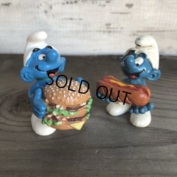 画像7: Vintage Hot Dog Smurf PVC (T527) (7)