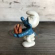 画像2: Vintage Hot Dog Smurf PVC (T527) (2)