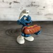 画像1: Vintage Hot Dog Smurf PVC (T527) (1)