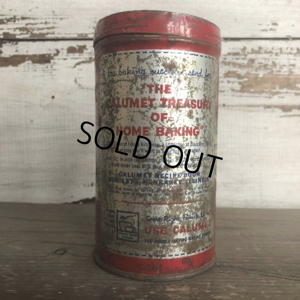 画像3: Vintage Calumet Baking Powder 1lb Can (T539)  (3)