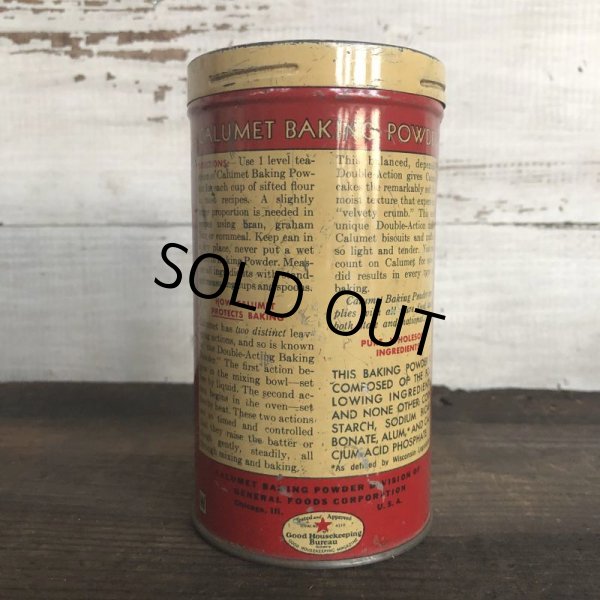 画像3: Vintage Calumet Baking Powder 1lb Can (T537)  (3)