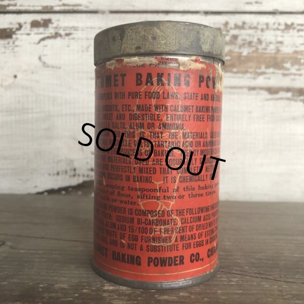 画像3: Vintage Calumet Baking Powder 8oz Can (T534)  (3)