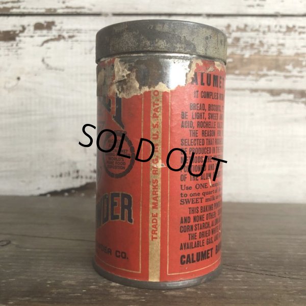 画像2: Vintage Calumet Baking Powder 8oz Can (T534)  (2)