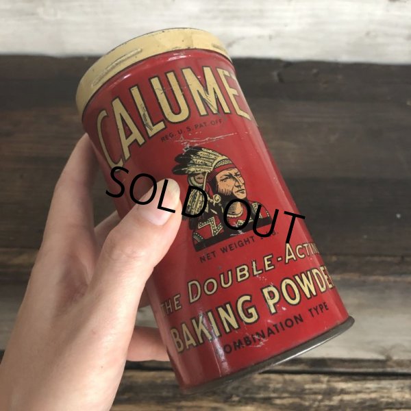 画像7: Vintage Calumet Baking Powder 1lb Can (T537)  (7)