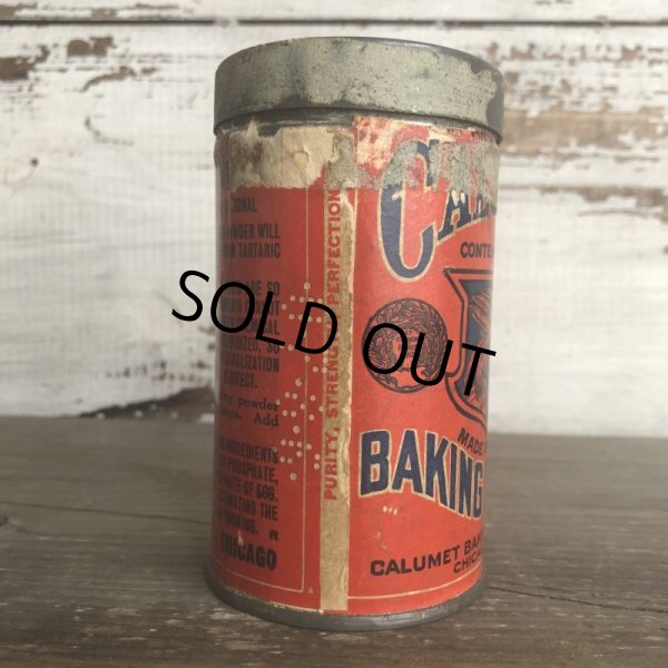 画像4: Vintage Calumet Baking Powder 8oz Can (T534)  (4)