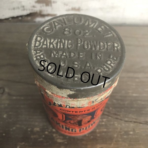 画像5: Vintage Calumet Baking Powder 8oz Can (T534)  (5)