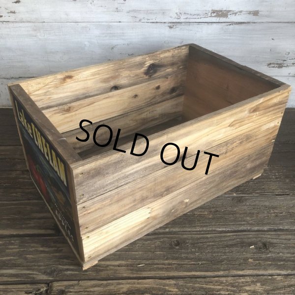 画像3: Vintage Wooden Fruits Crate Box Lake CHELAN (T554) (3)