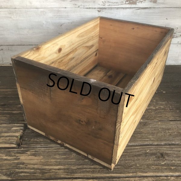画像4: Vintage Wooden Fruits Crate Box My Treat (T553) (4)