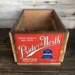 画像1: Vintage Wooden Fruits Crate Box Pride of the North (T548) (1)
