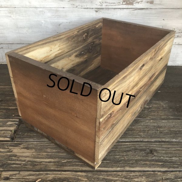 画像4: Vintage Wooden Fruits Crate Box HILL TOP (T545) (4)