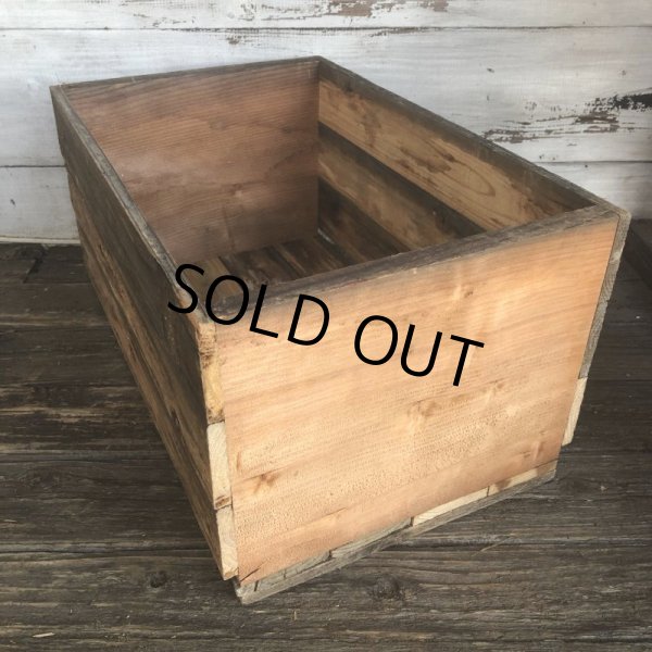 画像4: Vintage Wooden Fruits Crate Box BRIANT (T546) (4)