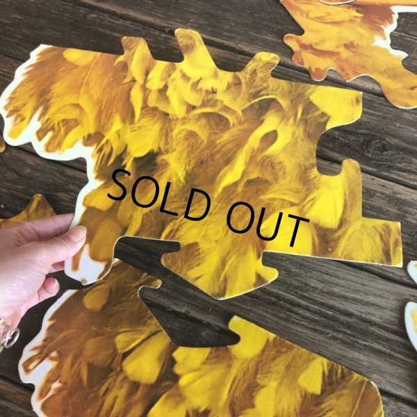 画像5: 70s Vintage Sesame Street Big Bird Giant Puzzle 180cm! (T556) (5)