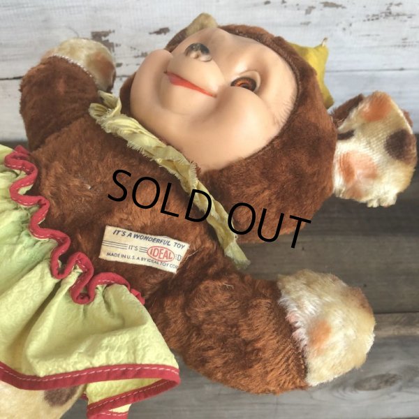画像7: Vintage Rubber Face Doll Ideal Clown Bear (T558) (7)