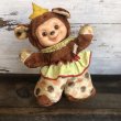 画像1: Vintage Rubber Face Doll Ideal Clown Bear (T558) (1)