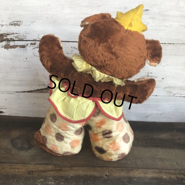 画像3: Vintage Rubber Face Doll Ideal Clown Bear (T558) (3)