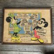 画像8: 70s Vintage Walter Lantz Andy Panda Burlap Art (T566) (8)