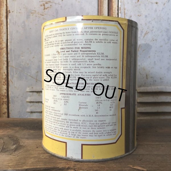画像3: Vintage KLIM Whole Milk 5 Can THE BORDEN COMPANY (T576） (3)