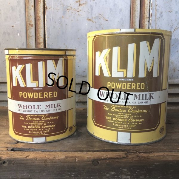 画像9: Vintage KLIM Whole Milk 5 Can THE BORDEN COMPANY (T576） (9)