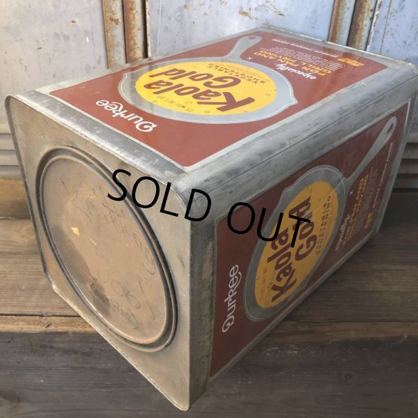 画像8: Vintage Kaola Gold Vegetable Shortening 35LBS Can (T580) (8)