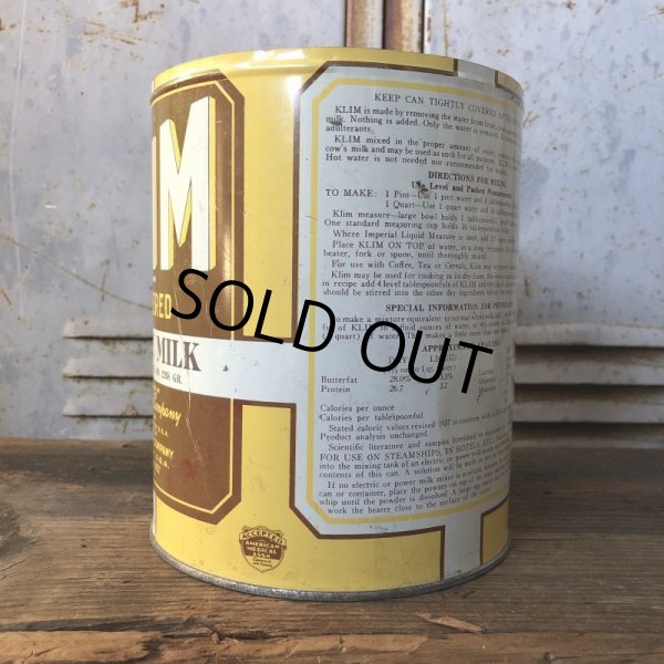 画像2: Vintage KLIM Whole Milk 5 Can THE BORDEN COMPANY (T576） (2)