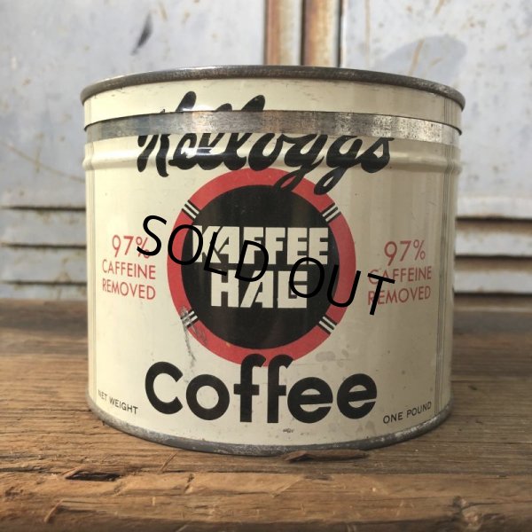 画像1: Vintage Kellogg Kaffee Hag Coffee Can (T578） (1)