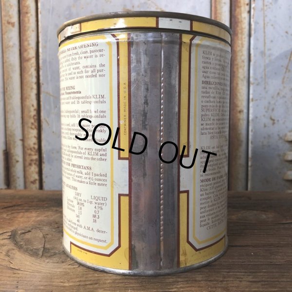 画像3: Vintage KLIM Whole Milk 2 1/2 Can THE BORDEN COMPANY (T575） (3)