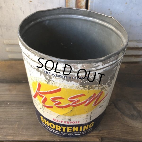 画像6: Vintage Keen Shortening 8 Pounds Can (T574） (6)