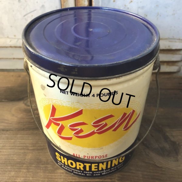 画像7: Vintage Keen Shortening 4 Pounds Can (T575） (7)