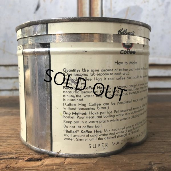 画像4: Vintage Kellogg Kaffee Hag Coffee Can (T578） (4)