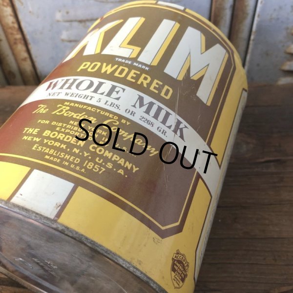 画像7: Vintage KLIM Whole Milk 5 Can THE BORDEN COMPANY (T576） (7)
