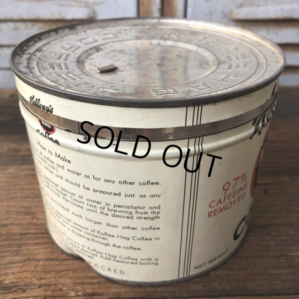 画像5: Vintage Kellogg Kaffee Hag Coffee Can (T578） (5)