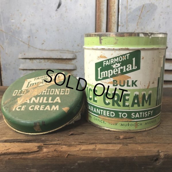 画像1: Vintage Fairmont LmperiaL ICE CREAM Can (T577） (1)