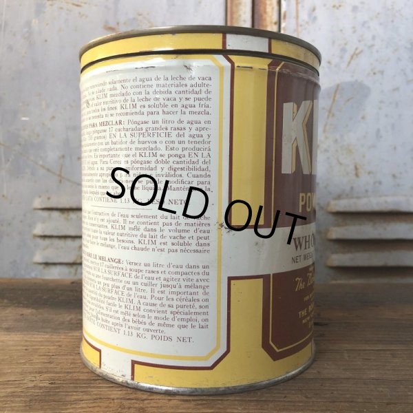 画像4: Vintage KLIM Whole Milk 2 1/2 Can THE BORDEN COMPANY (T575） (4)